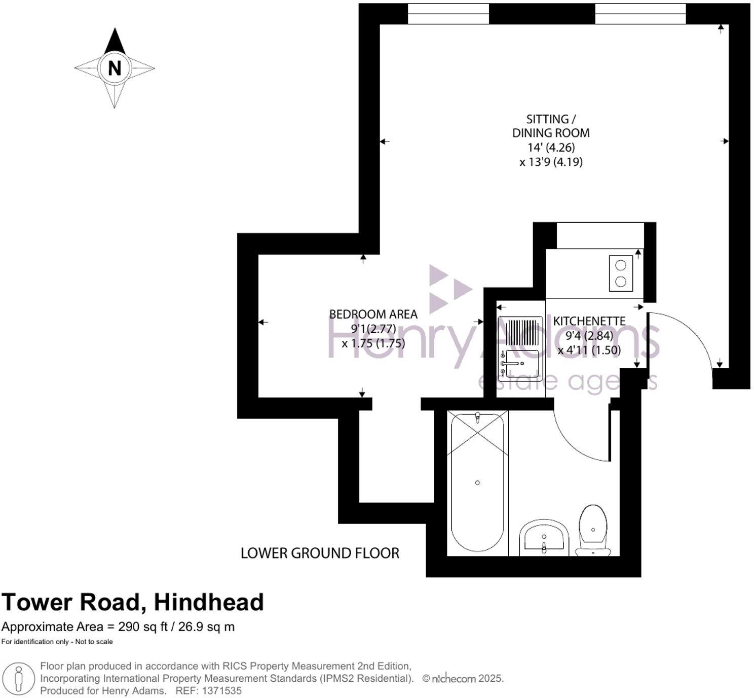 Flat 19 Heatherbank, Tower Road, Hindhead floorplan