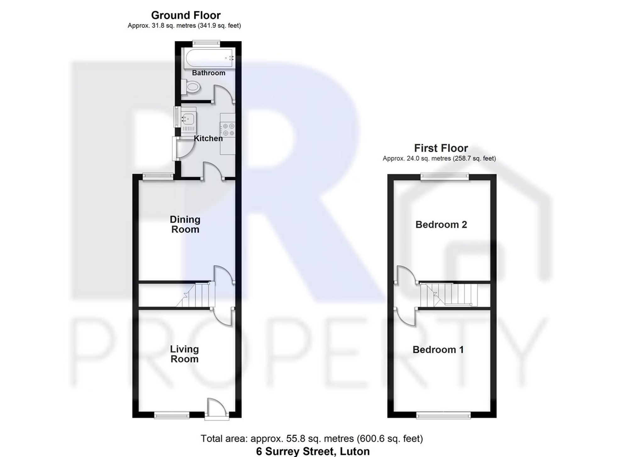6 Surrey Street, Luton floorplan