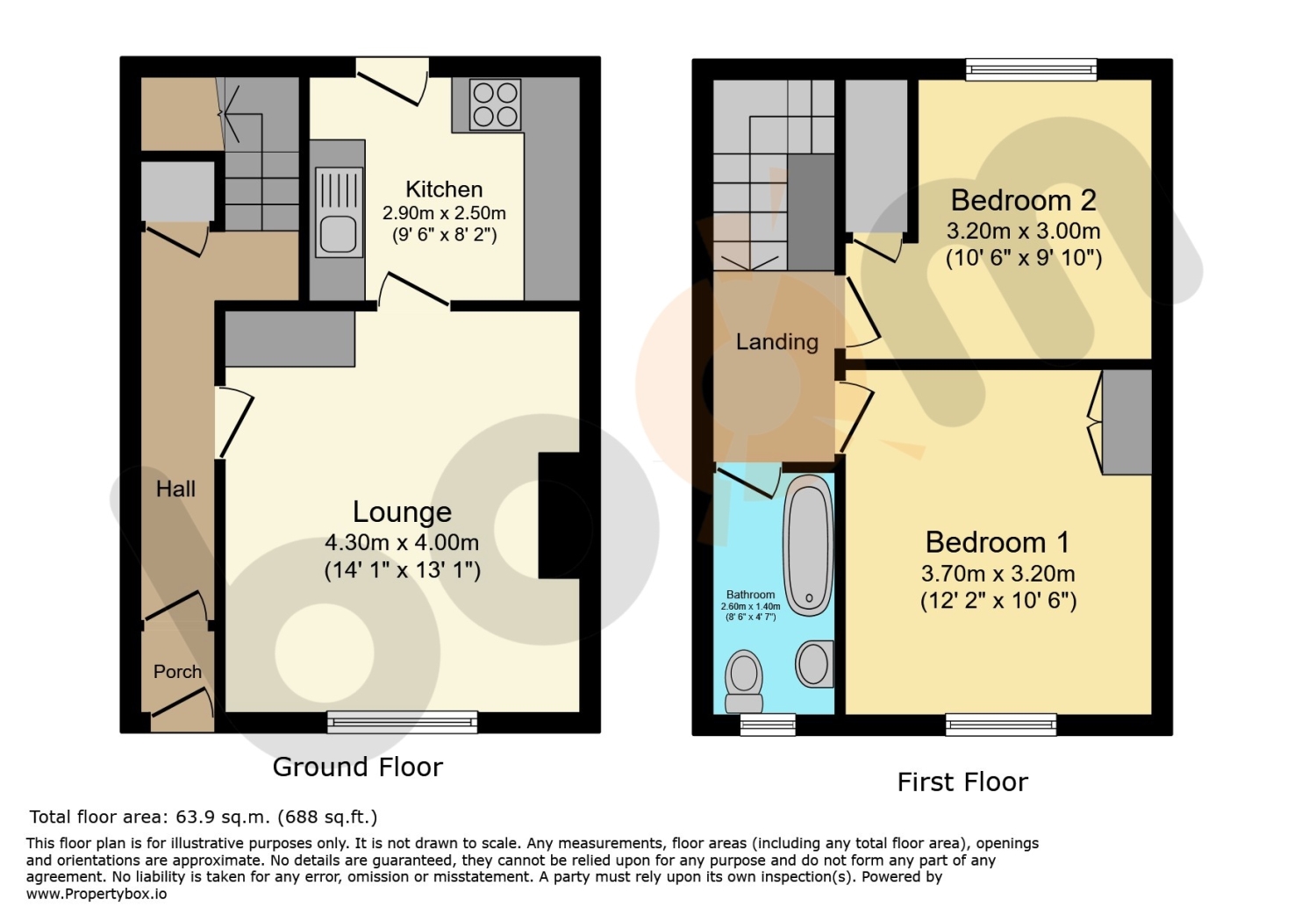 Mair Avenue, Dalry floorplan