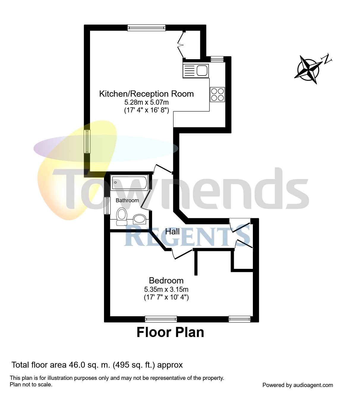 1 Bedrooms Flat for sale in Osborne Road, Egham, Surrey TW20