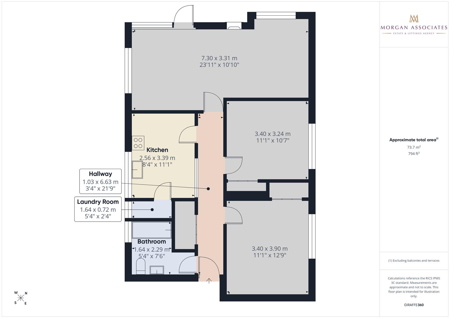 Spa Court, Cheltenham floorplan