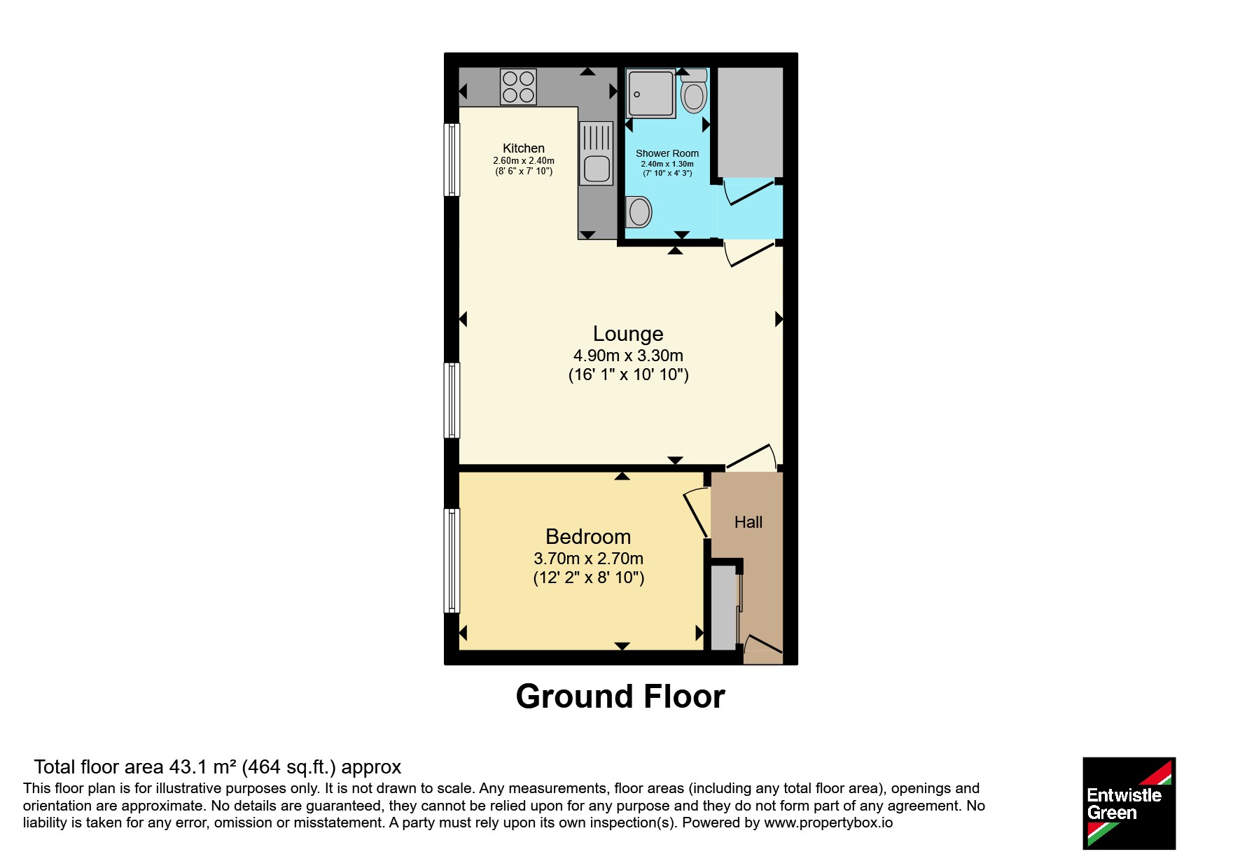 231, Pole Lane Court, Bury floorplan