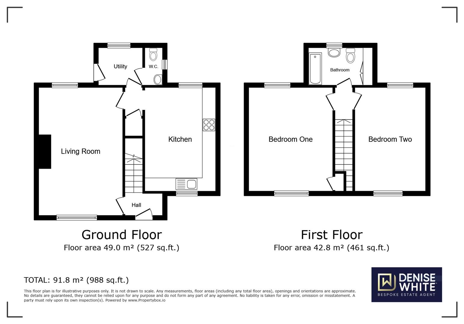 69, Basford Bridge Lane, Cheddleton, Staffordshire floorplan