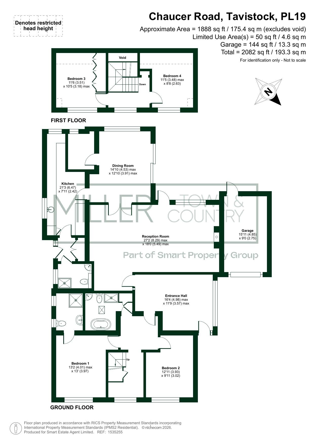 Chaucer Road, Tavistock floorplan