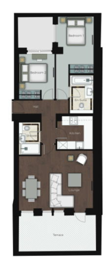 Kensington Gardens Square, London floorplan