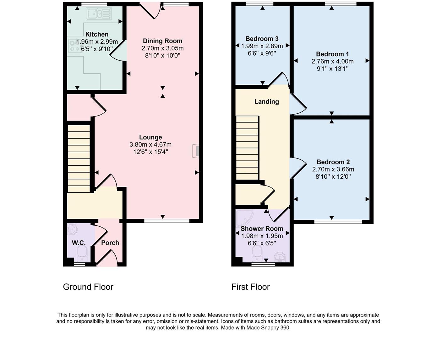54, Salway Drive, Bridport floorplan