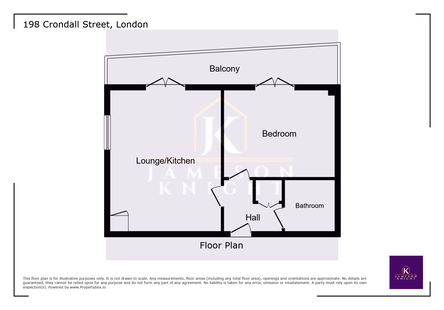 Flat 15 Hoxton Residence 198, Crondall Street, Greater London floorplan