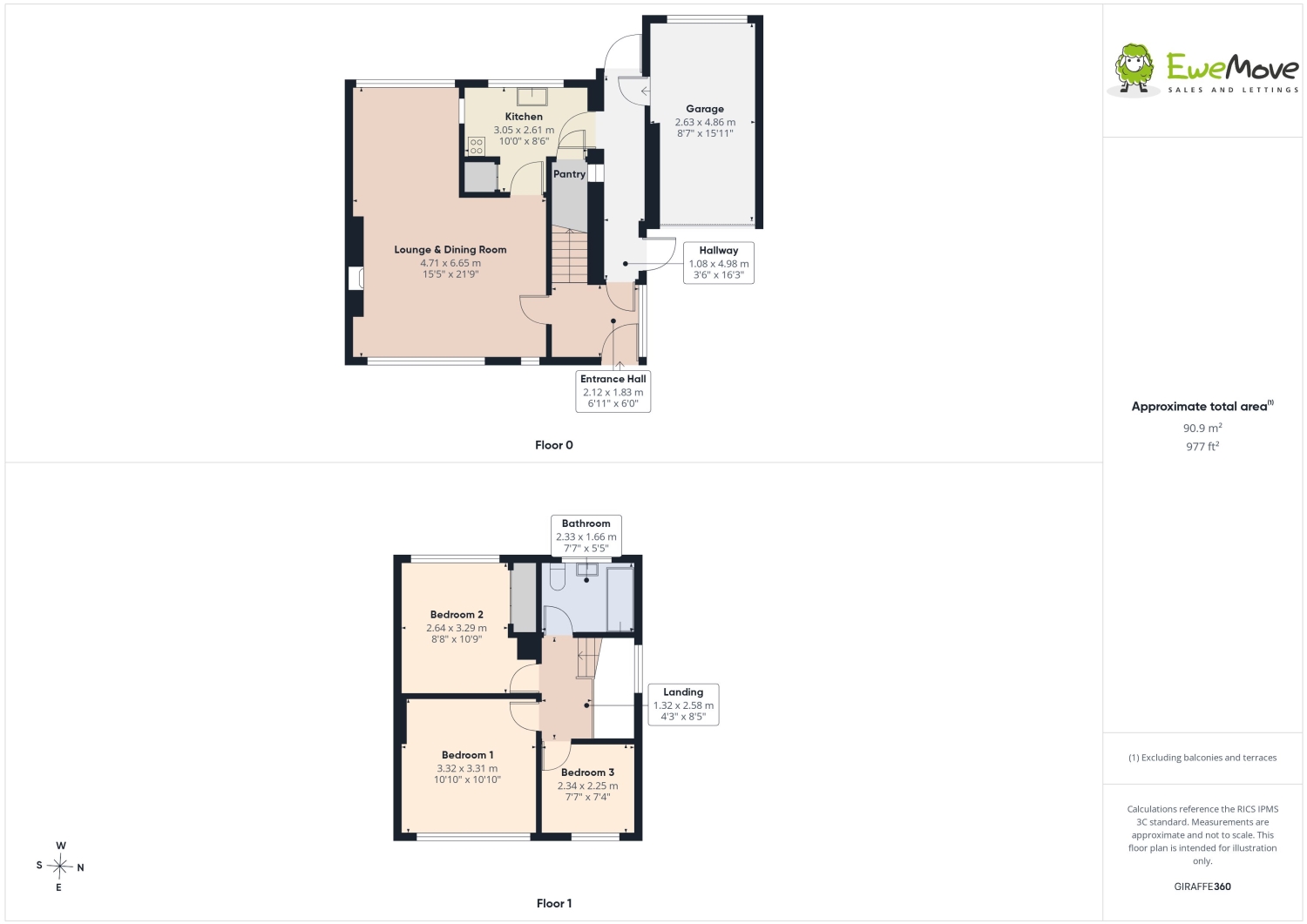 84, BRAMLEY GARTH, YORK floorplan
