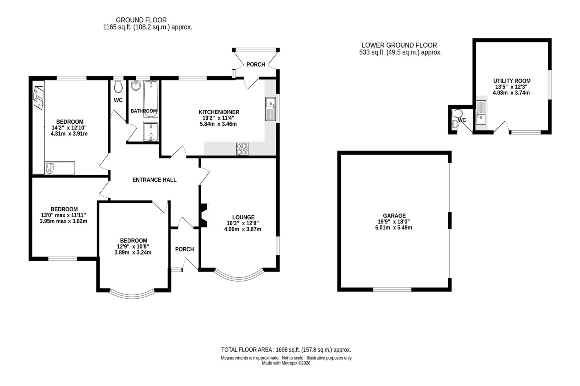 Wyngarth Alder Brook, High Peak floorplan