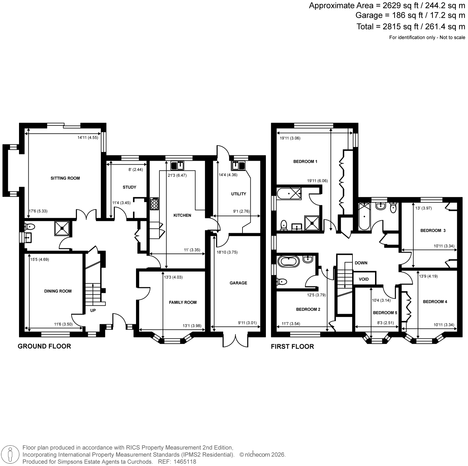 32, White Rose Lane, Woking floorplan