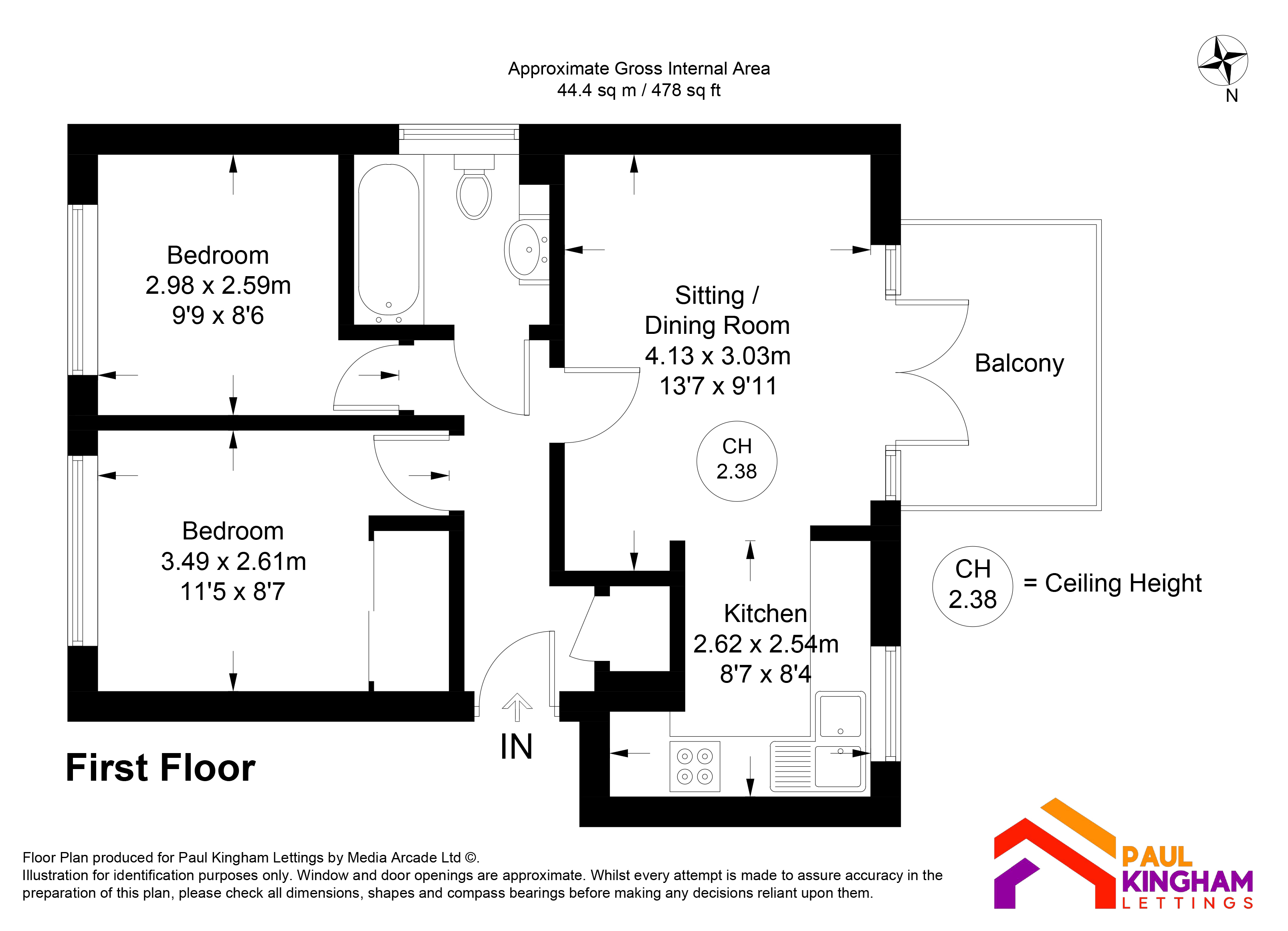 Warwick Court, Carisbrooke Avenue floorplan