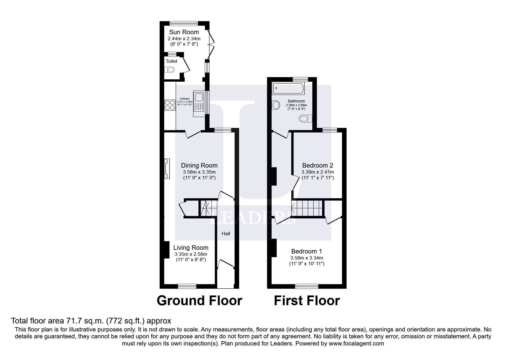 45, Forge Road, Tunbridge Wells floorplan