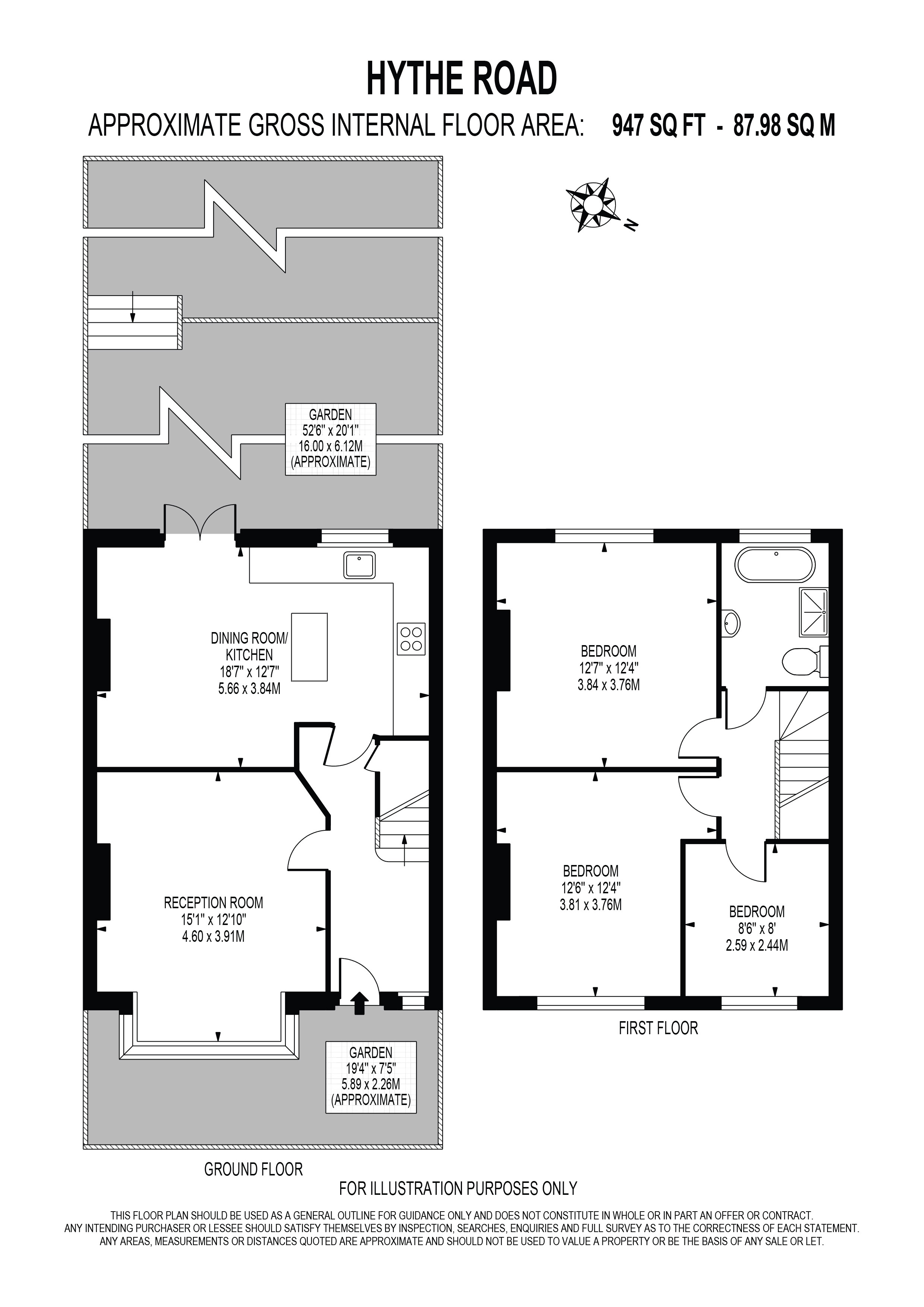 Hythe Road, Surrey floorplan