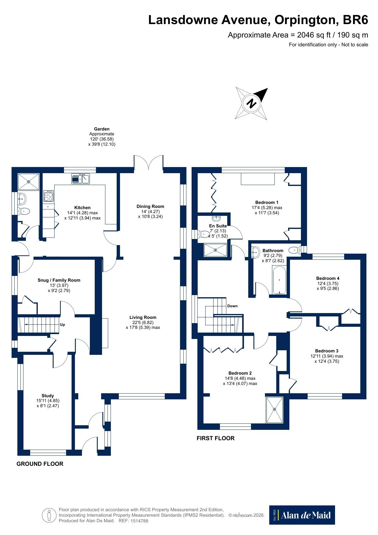 50, Lansdowne Avenue, Orpington floorplan