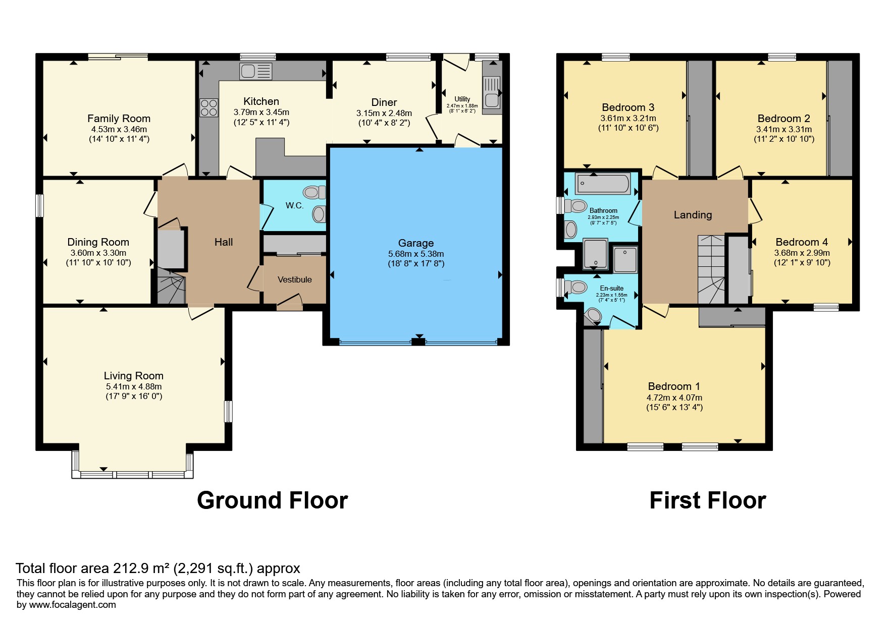 1, Cornhill Grove, Biggar floorplan