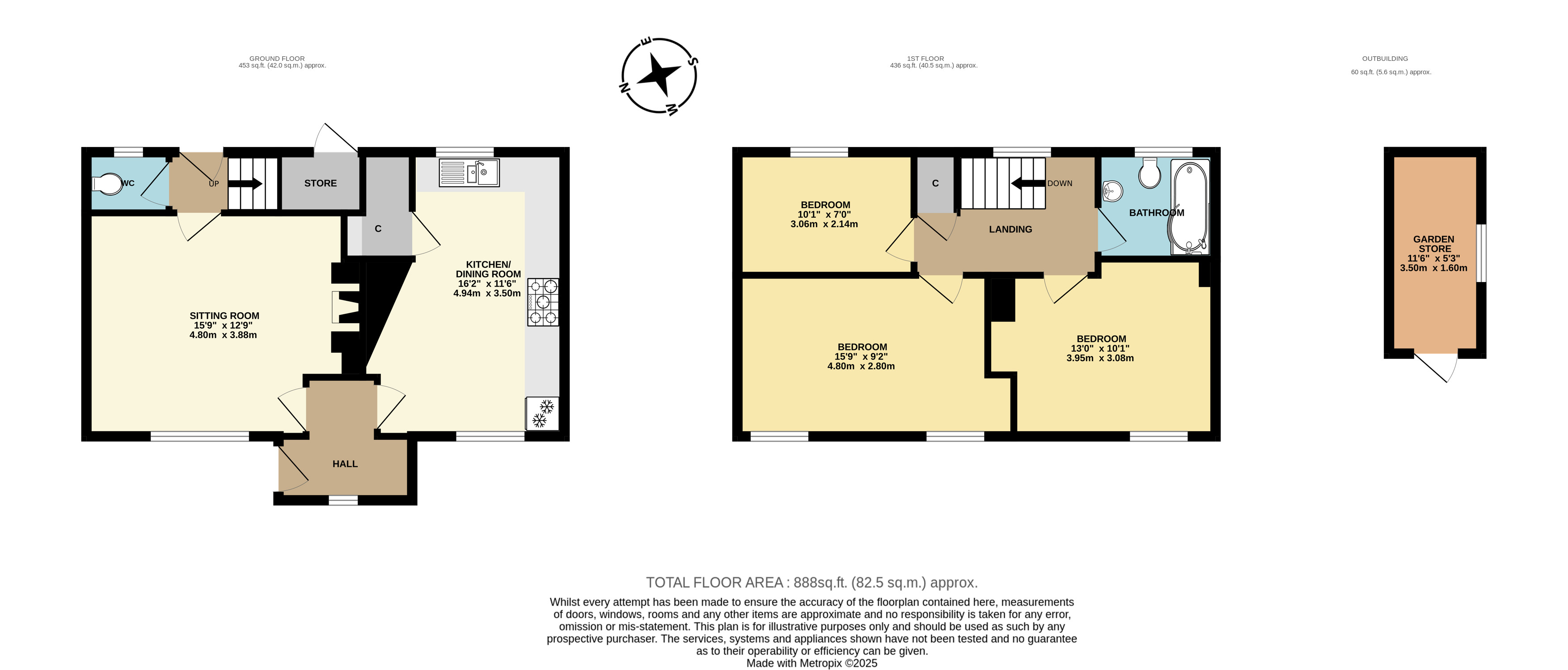 5, Mays Crescent, Cheltenham floorplan