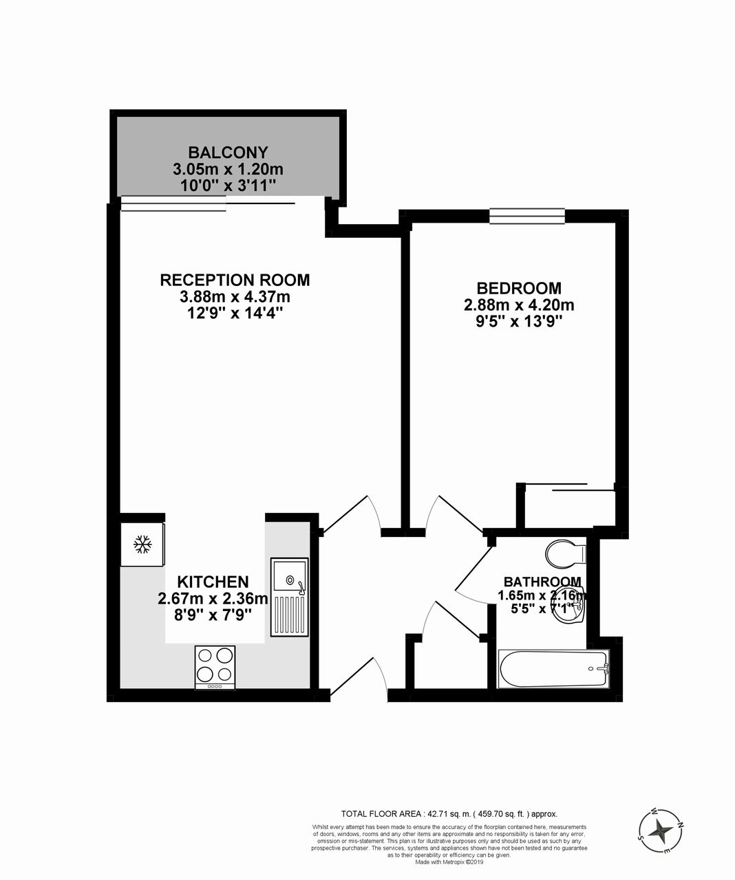 1 Bedrooms Flat to rent in Constable House, Cassilis Road, Canary Wharf, London E14