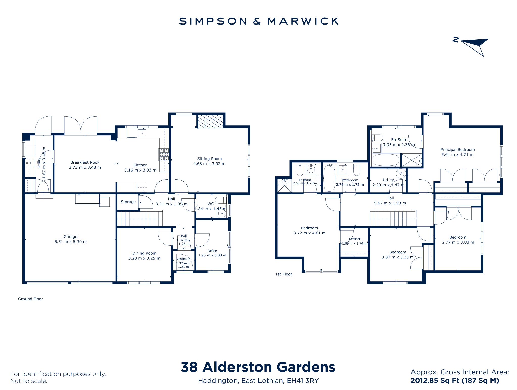 38, Alderston Gardens, East Lothian floorplan