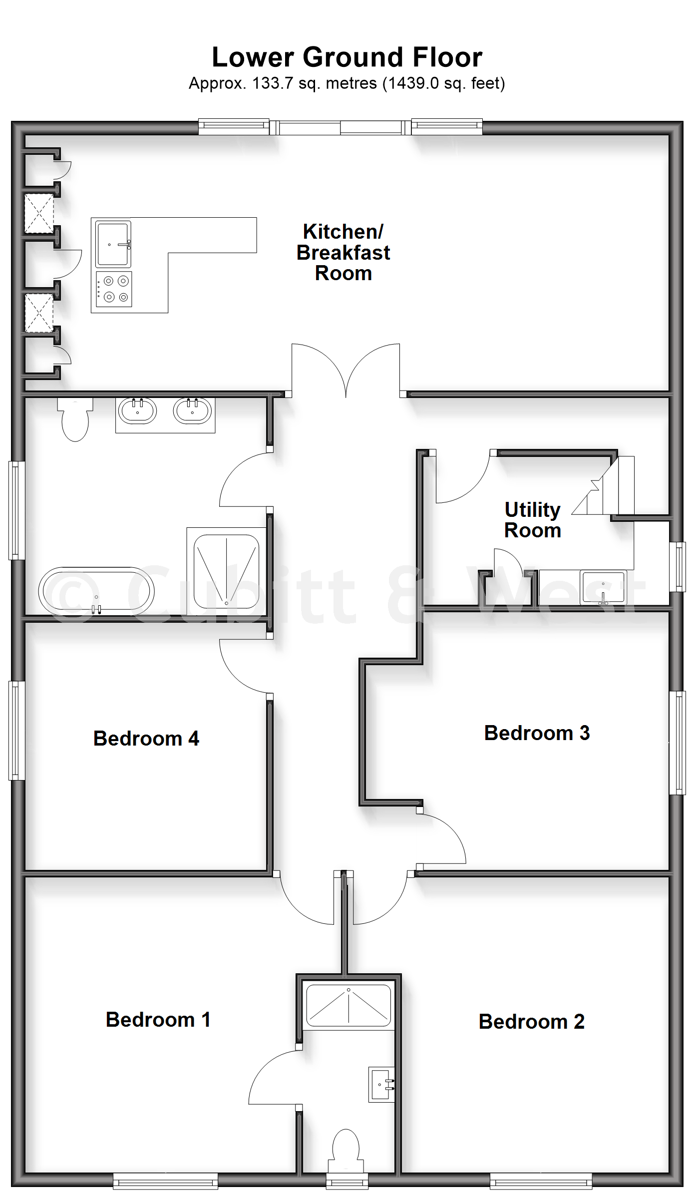Bonheur, Braypool Lane, Brighton floorplan