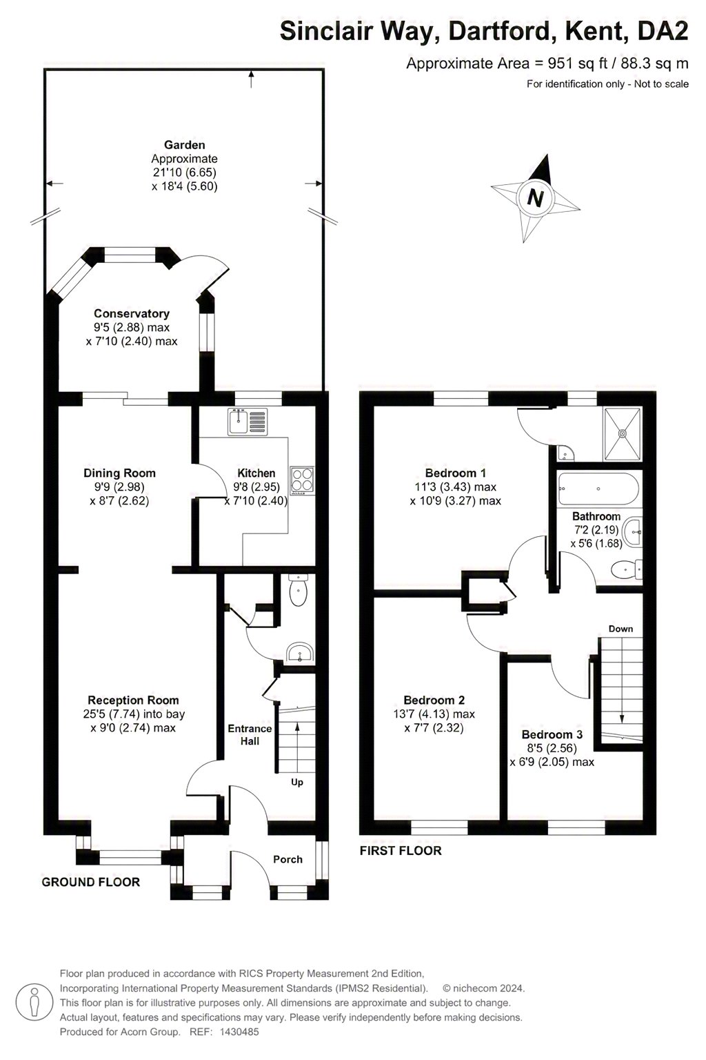 48, Sinclair Way, Kent floorplan