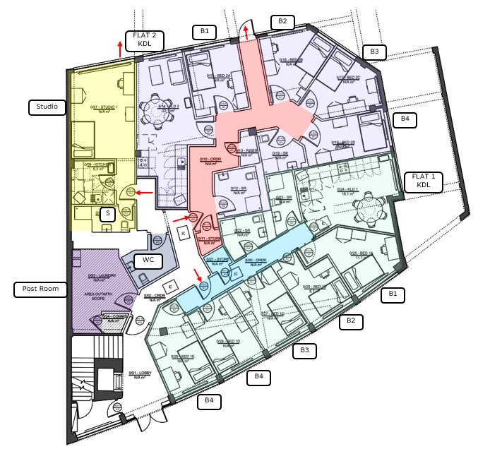 Flat 1, 69-71, Grosvenor Halls, Grosvenor Road, Twickenham floorplan