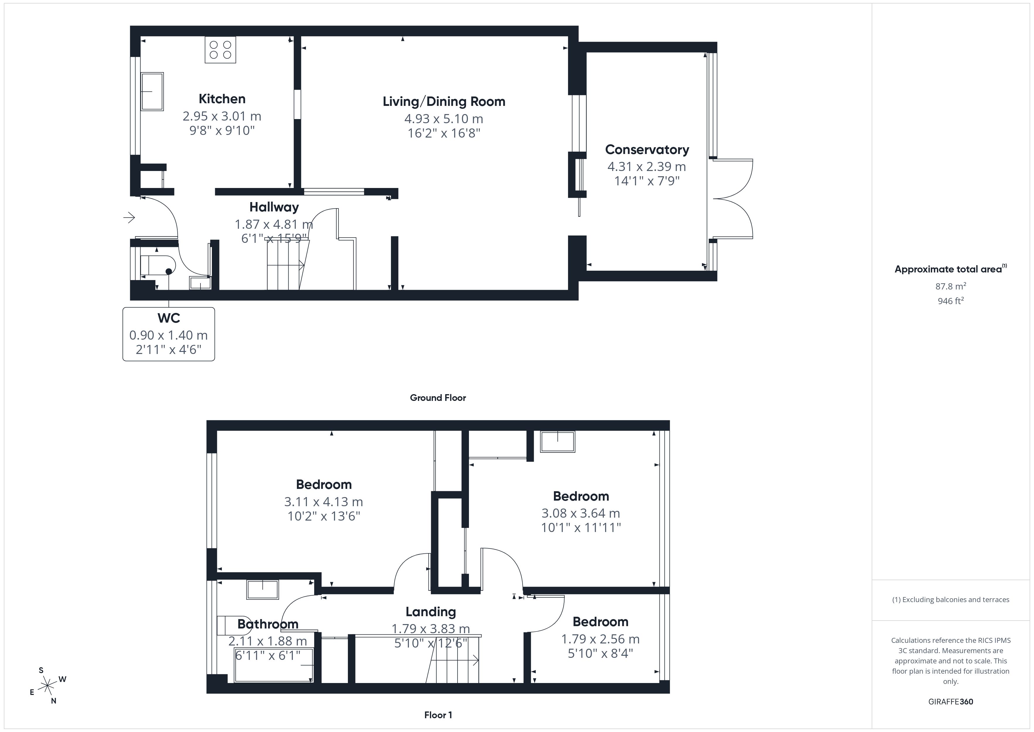 13, Cresswell Road, Buckinghamshire floorplan