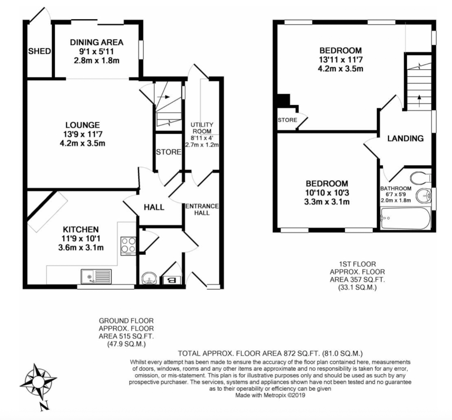 67, Huntsmans Drive, Stourbridge floorplan