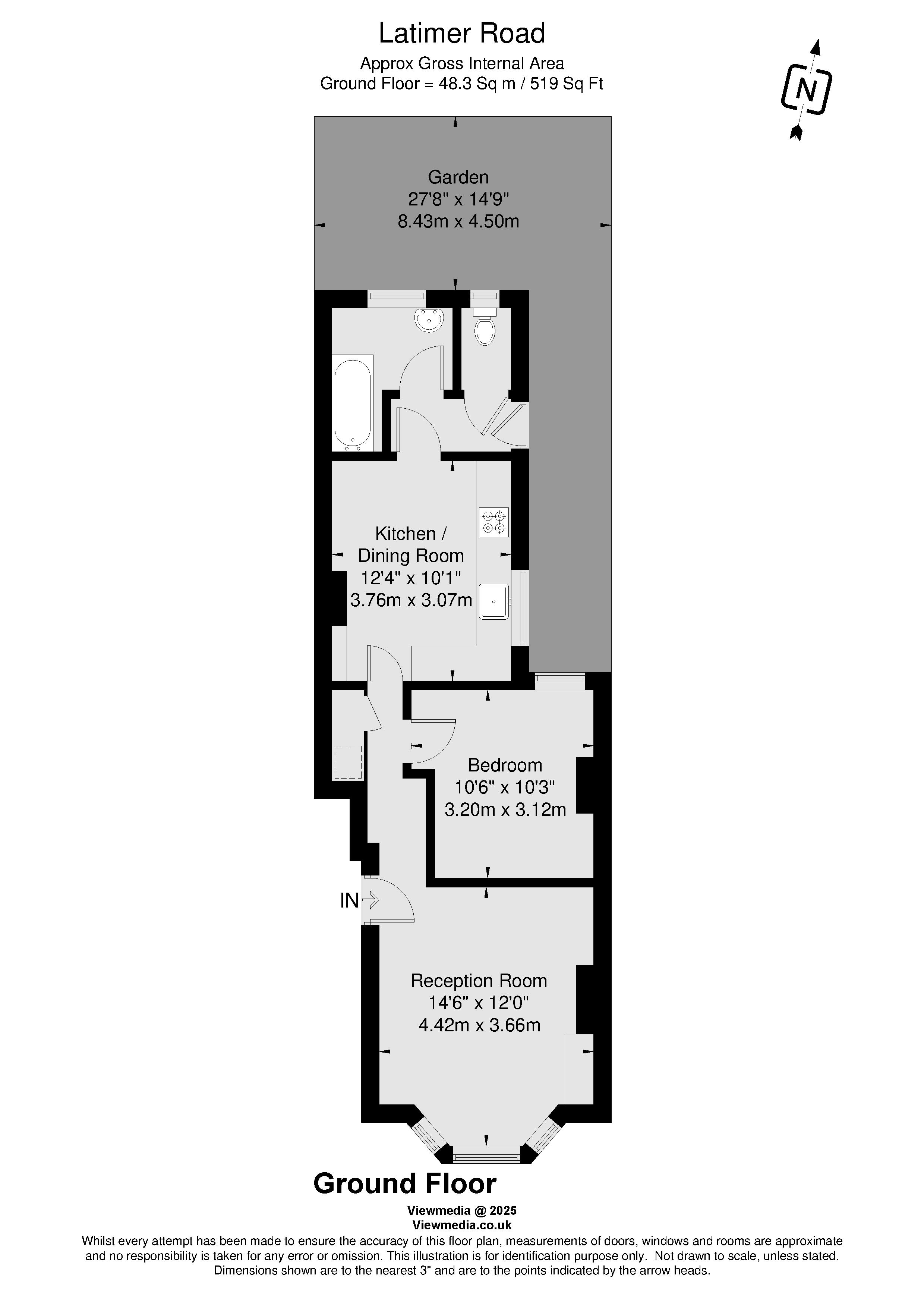 3, Latimer Road, London floorplan