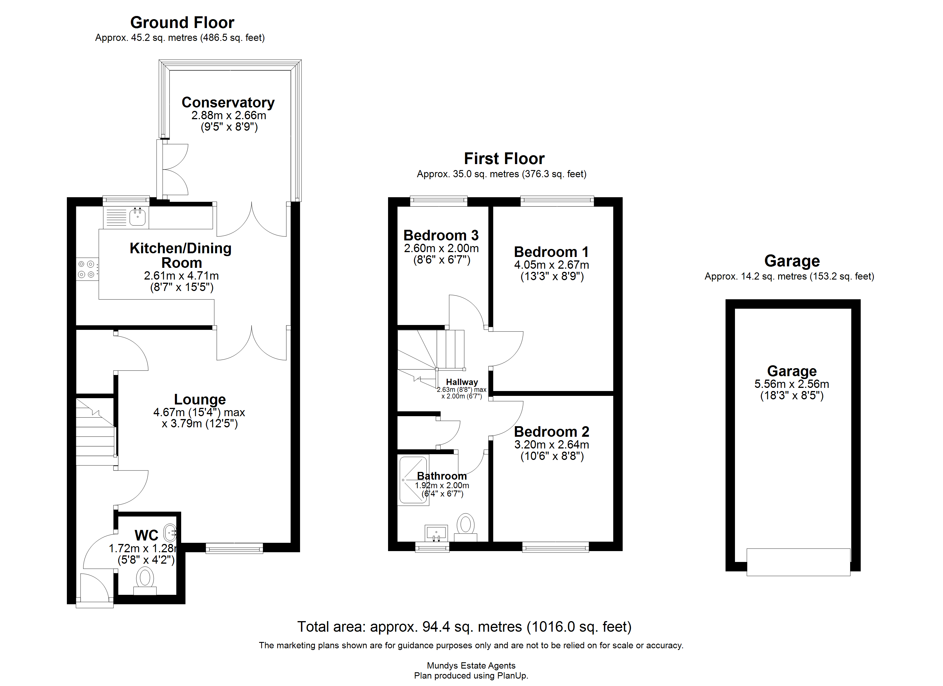 7, Lancaster Drive, Market Rasen floorplan
