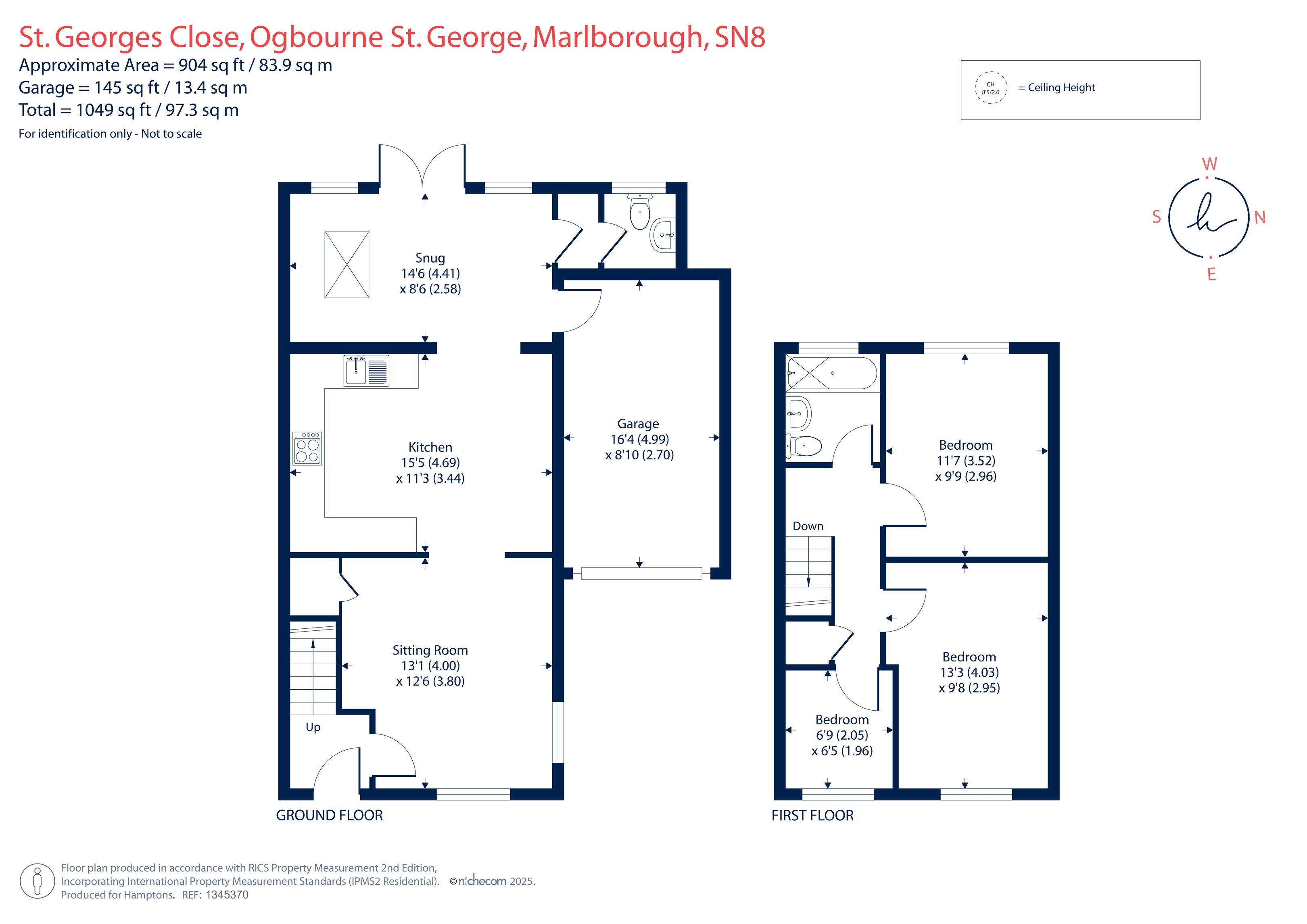 10, St. Georges Close, Marlborough floorplan