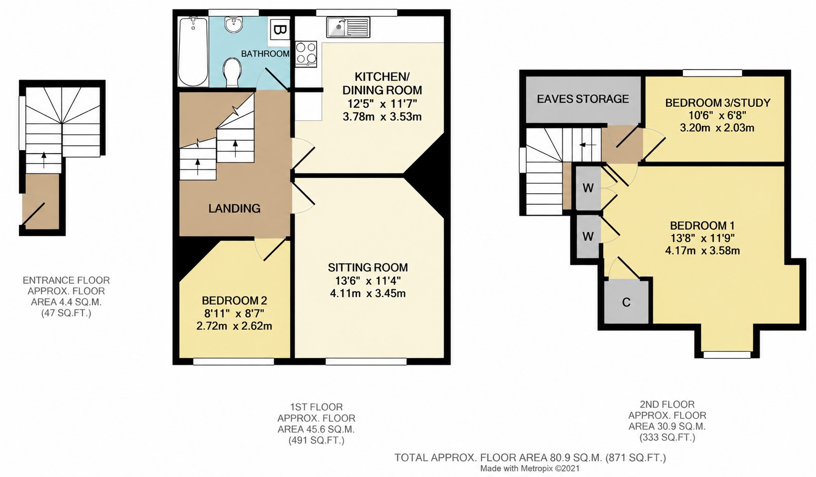 62a, Lymington Road, New Milton floorplan