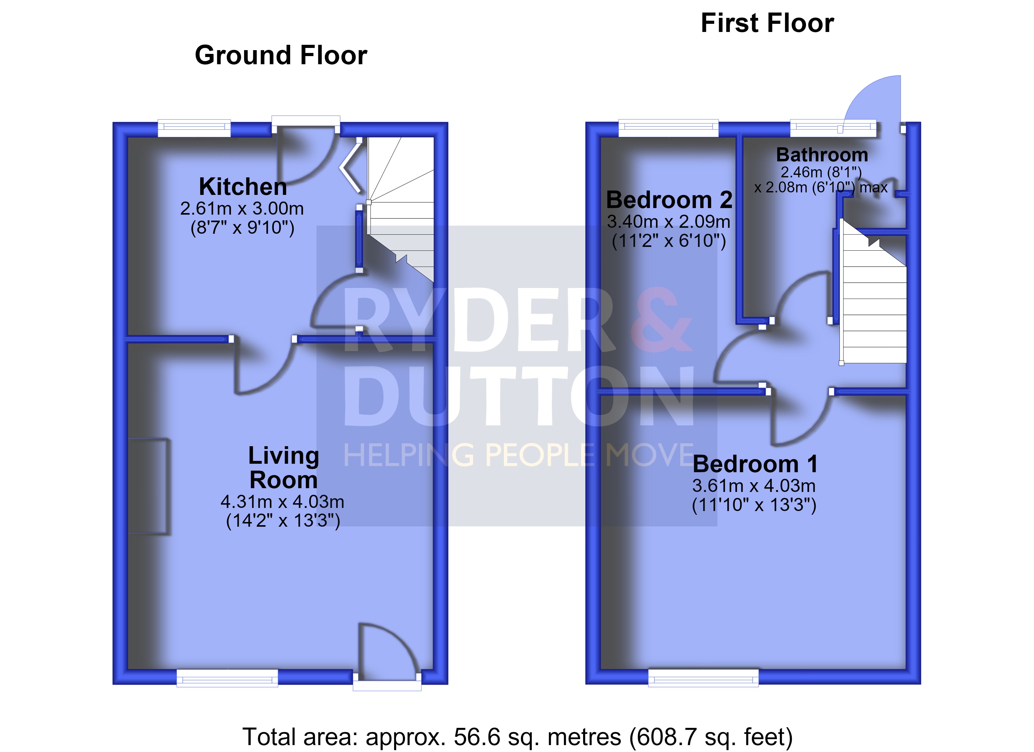 9, Park Terrace, Halifax floorplan