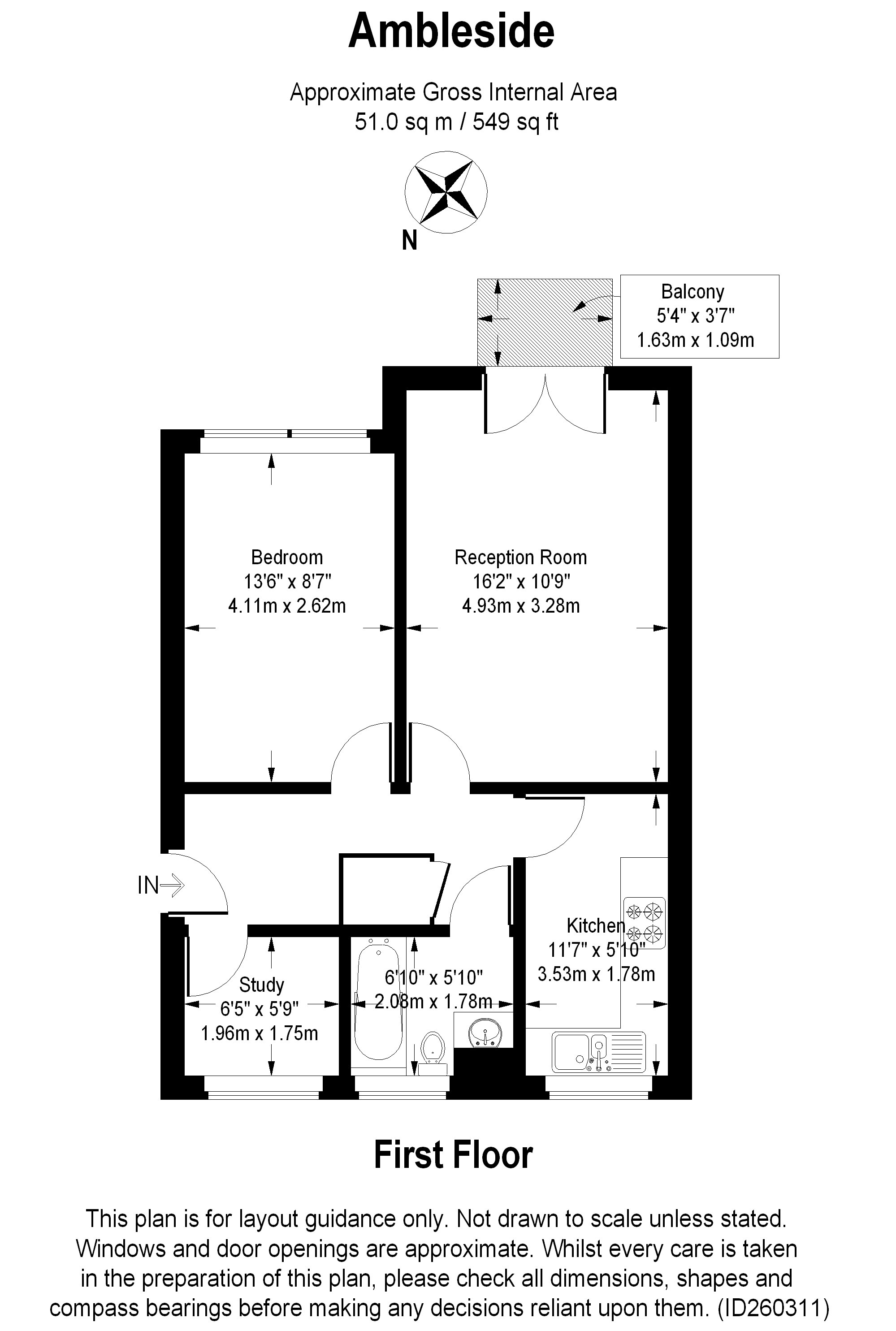 1 Bedrooms Flat to rent in Ambleside, Bromley BR1