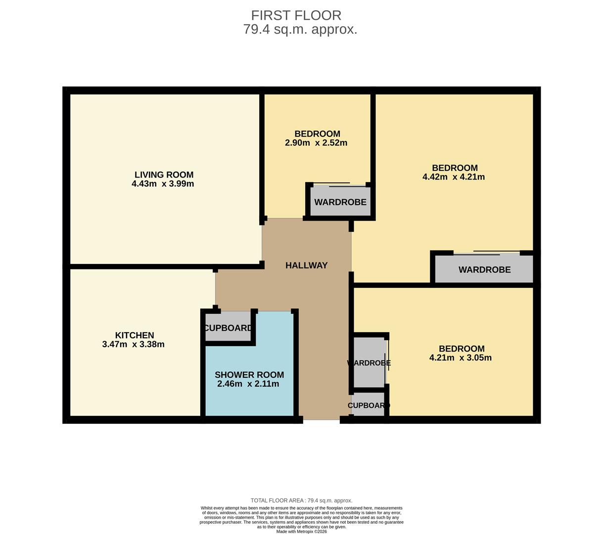 Flat A, 14, Thomson Street, Dundee floorplan
