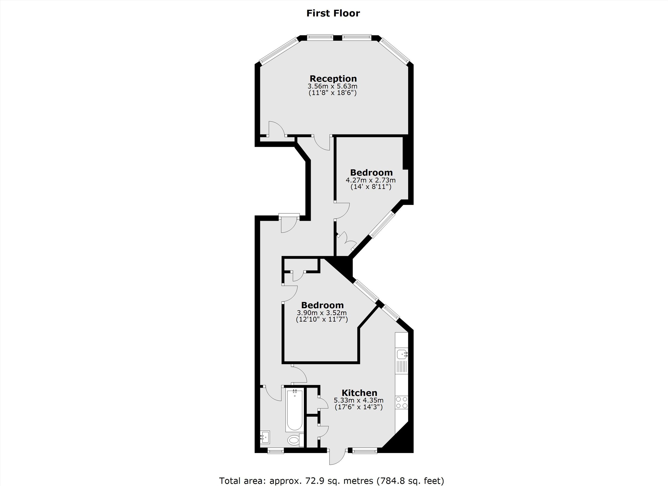 472, Muswell Hill Broadway, London floorplan