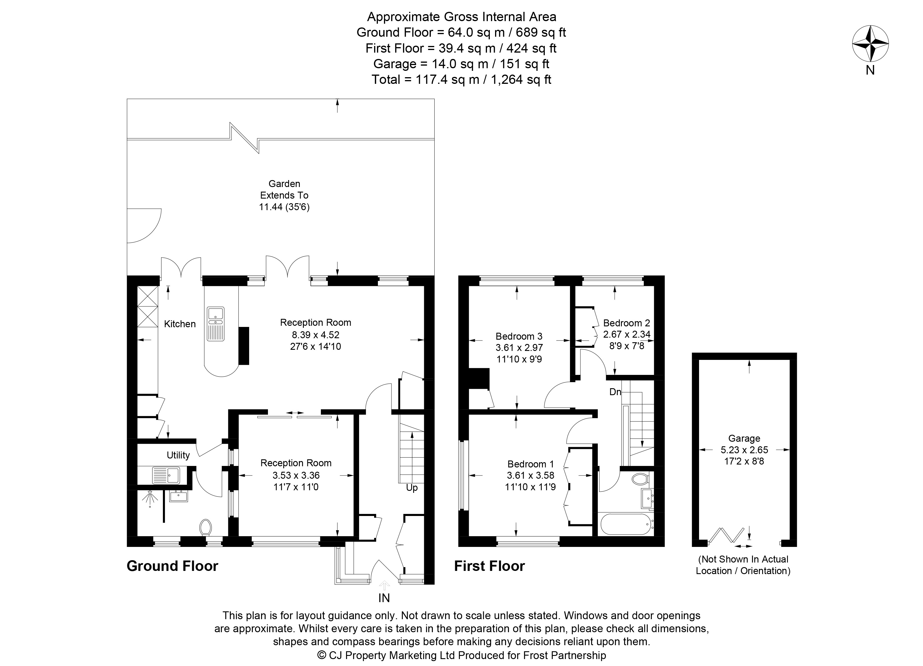 13, Hillside Close, Buckinghamshire floorplan
