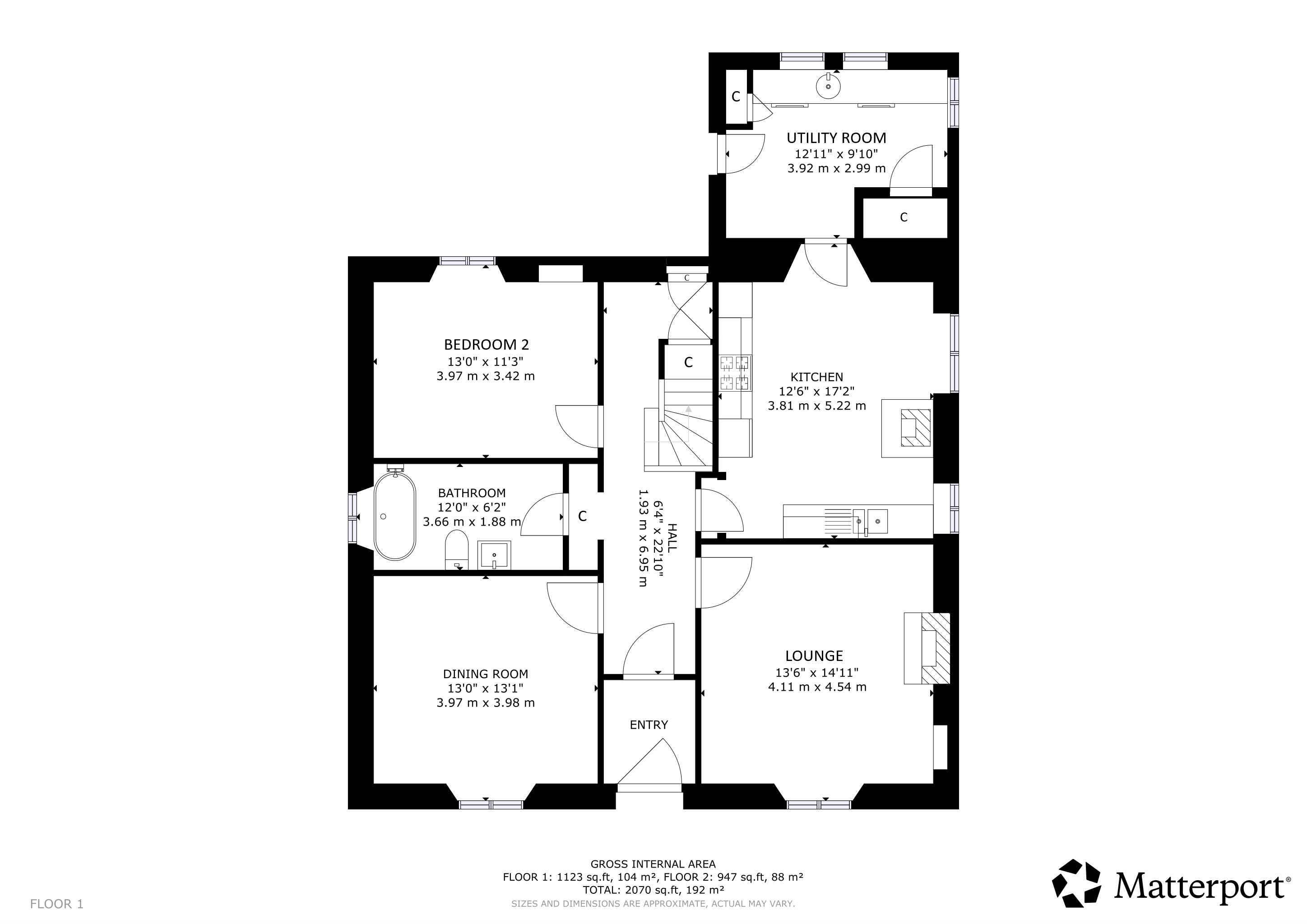 Greenbank, Cairndow floorplan
