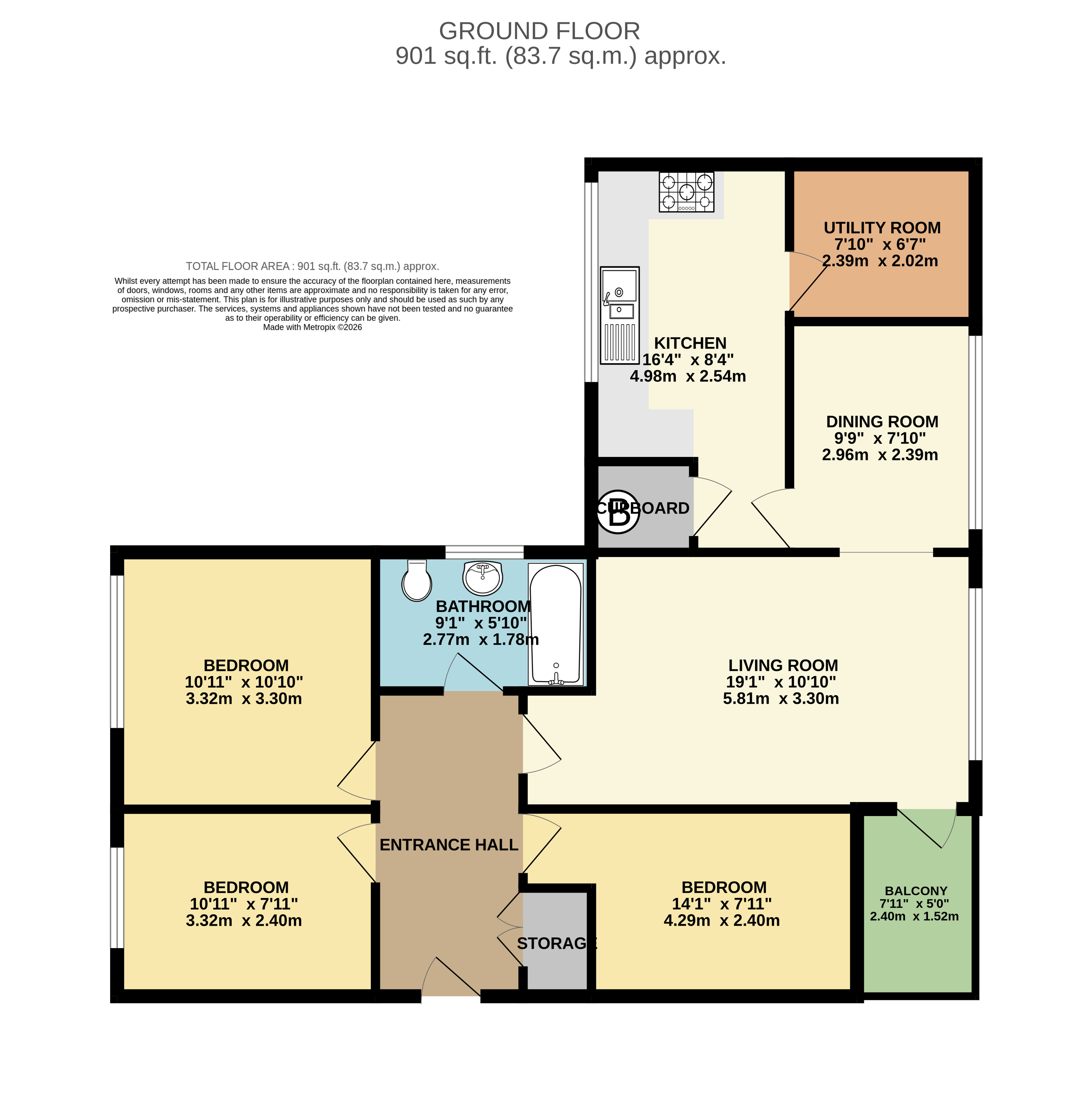 29, Newton Court, Leeds floorplan