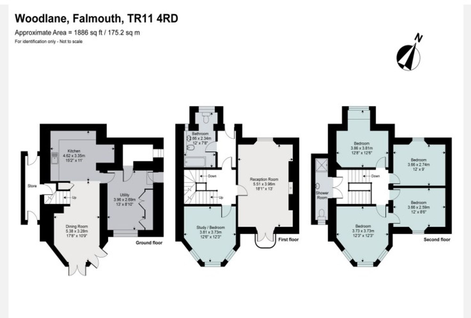 11 Woodlane, Falmouth floorplan