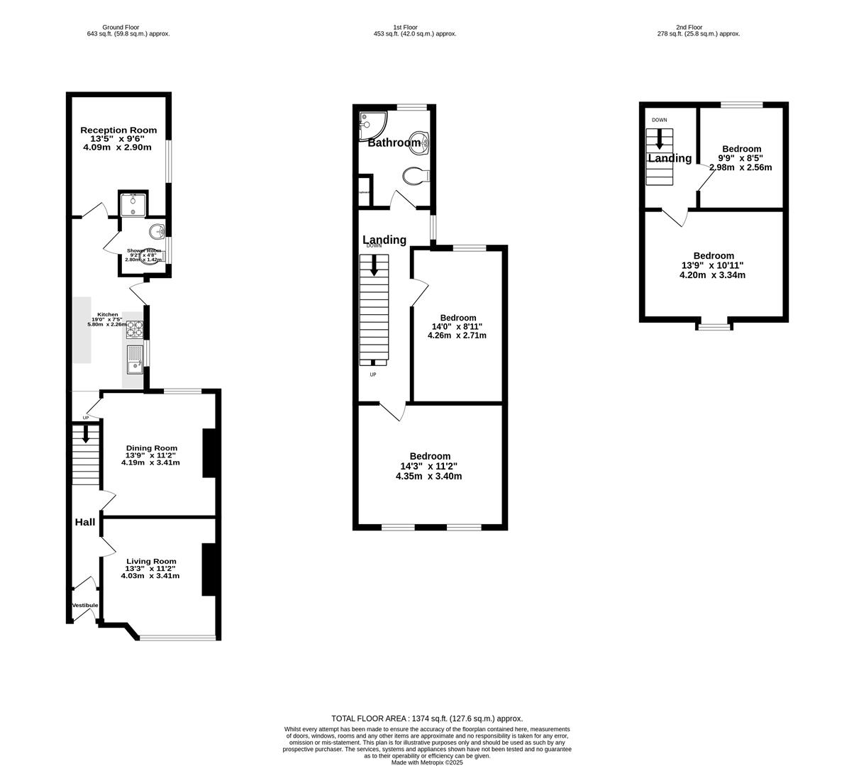 3, Cameron Grove, York floorplan