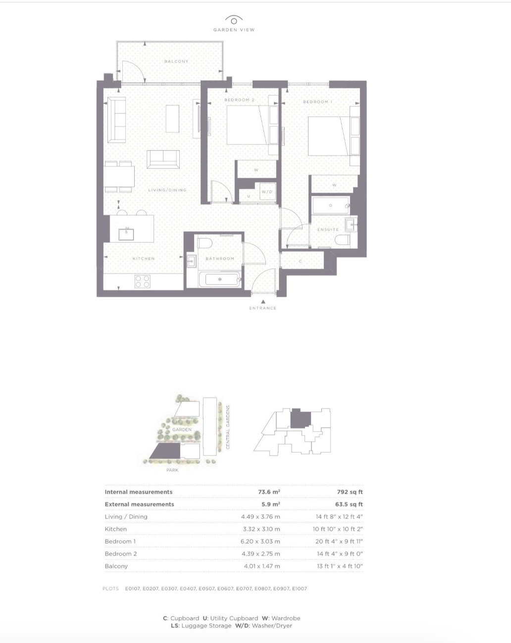 114, Lincoln Apartments, London floorplan
