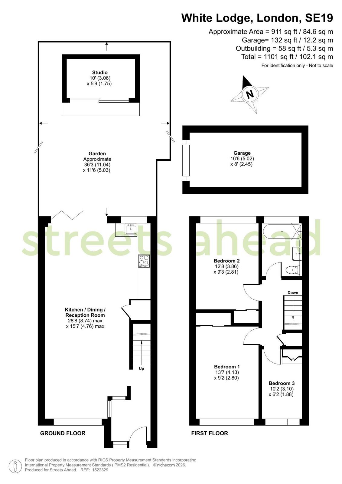 15, White Lodge, London floorplan