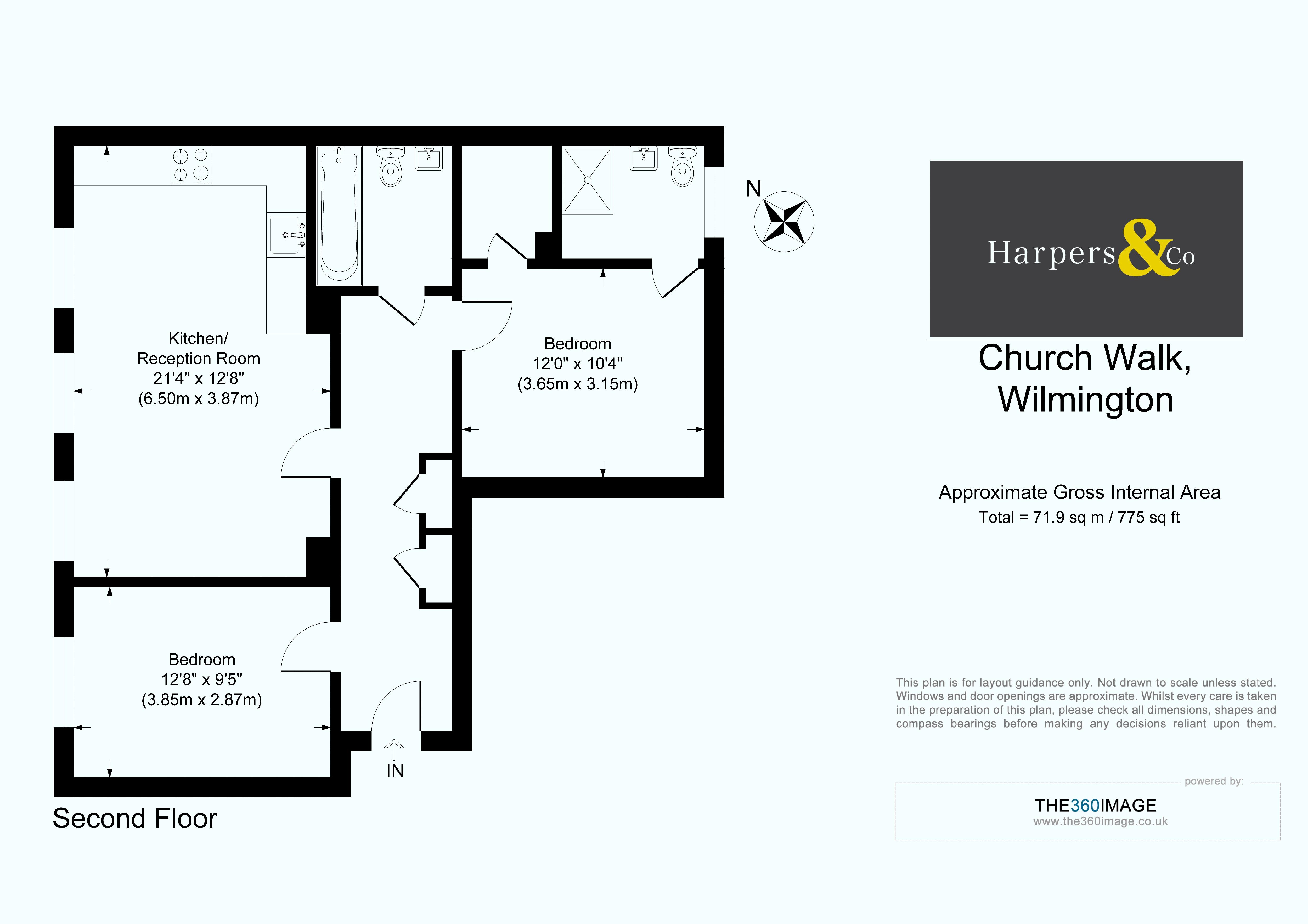 Flat 19, Church Walk, Dartford floorplan