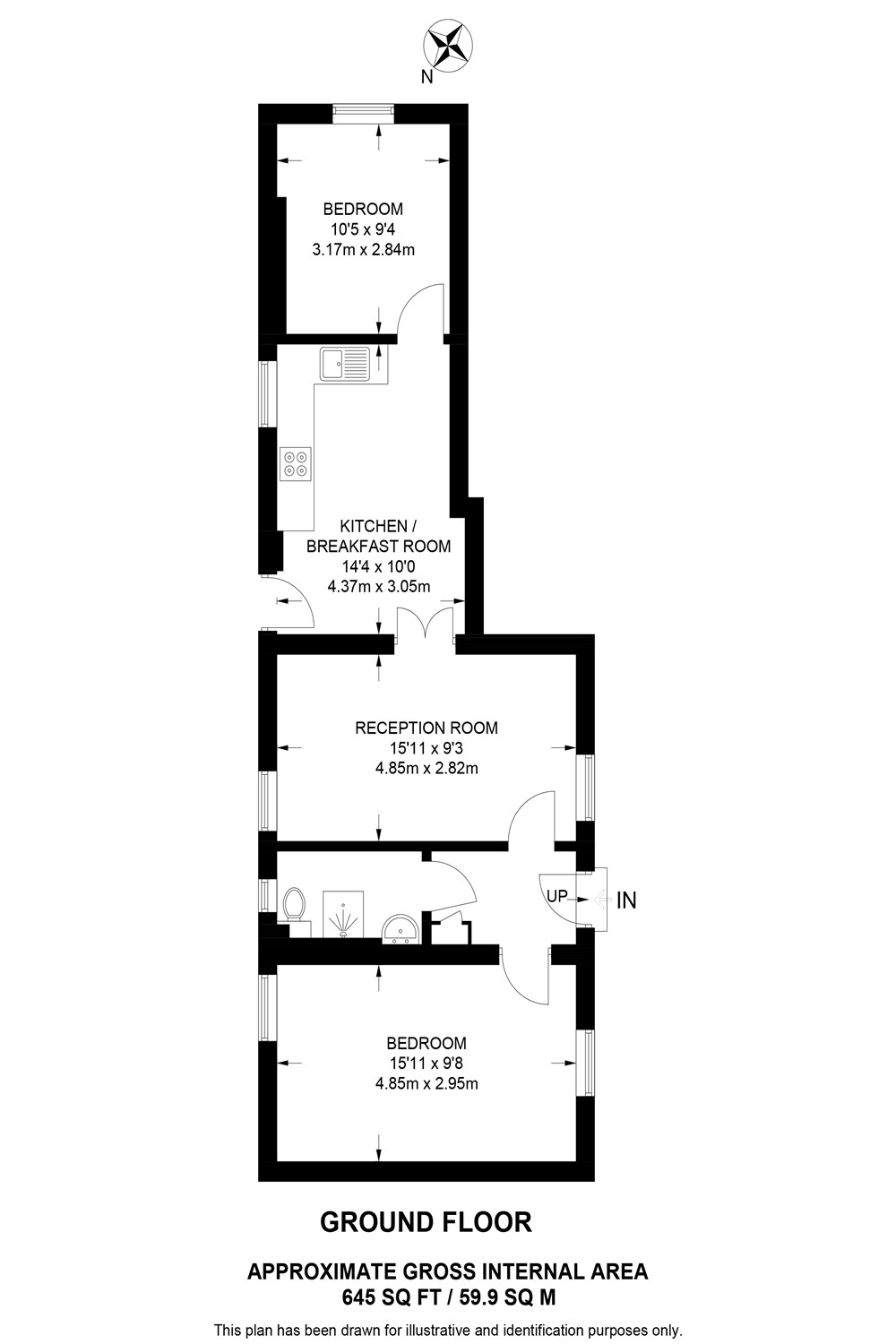 6, Calcot Place, Low Lane, Reading floorplan