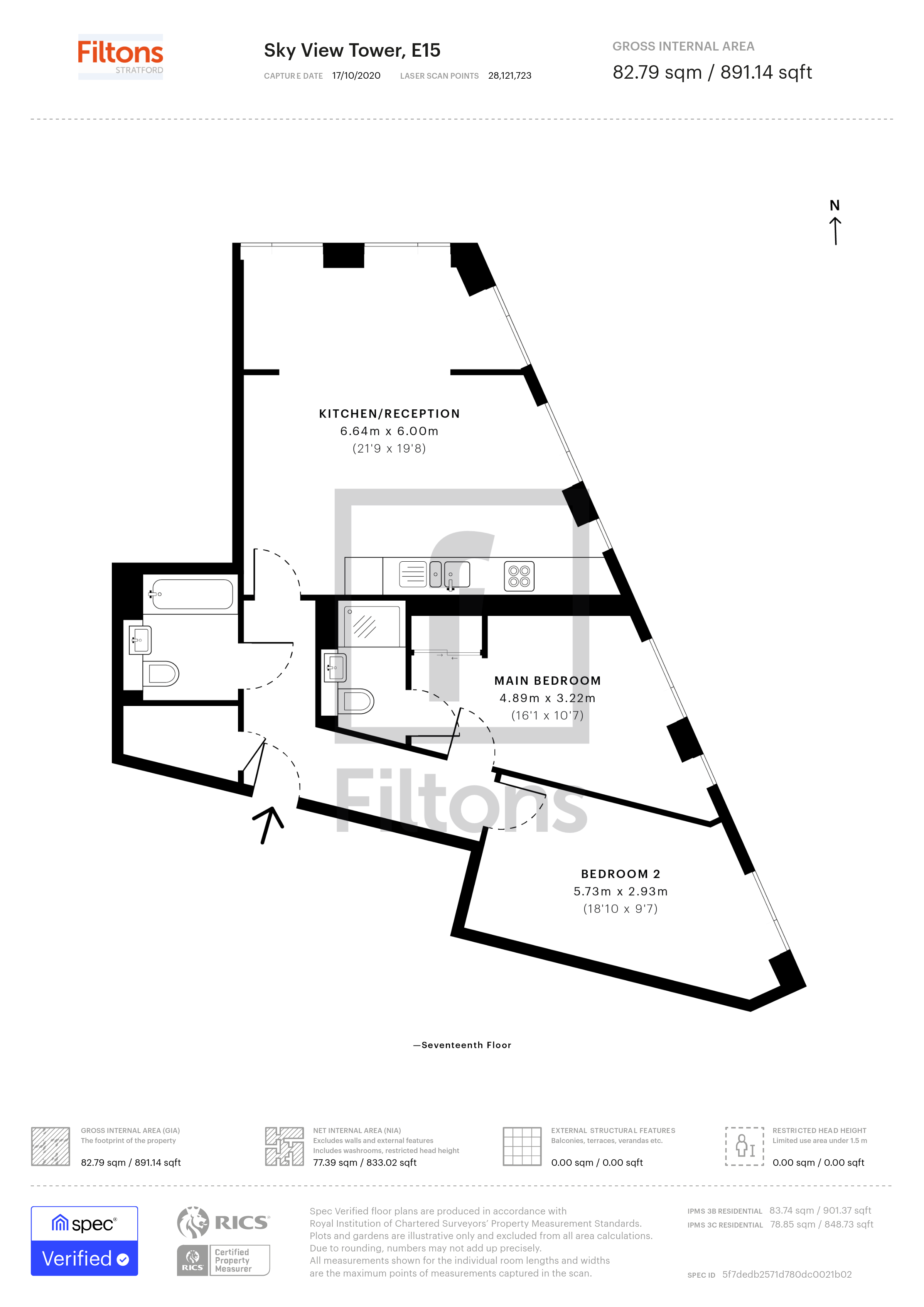 1701, High Street, London floorplan