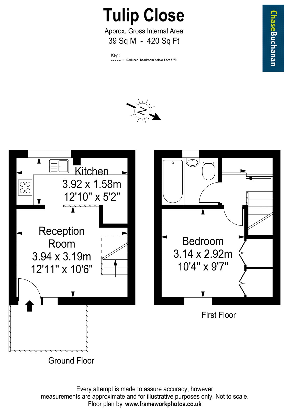 5, Tulip Close, Hampton floorplan