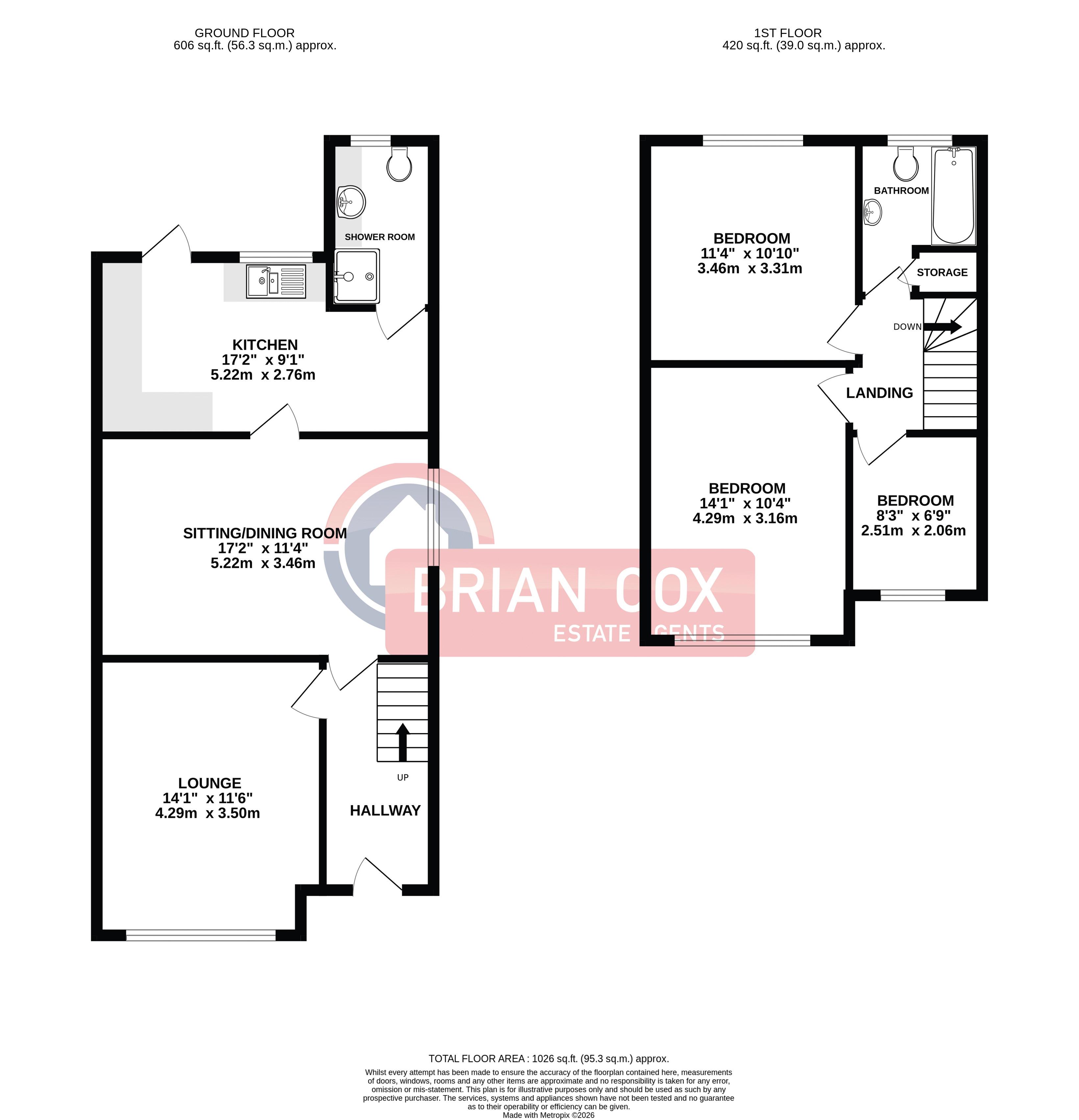 14, Avon Road, Greenford floorplan