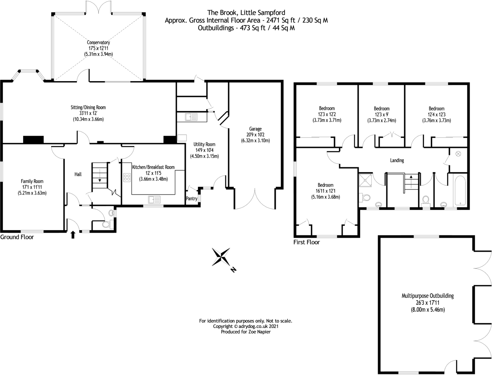 The Brook, Finchingfield Road, Saffron Walden floorplan