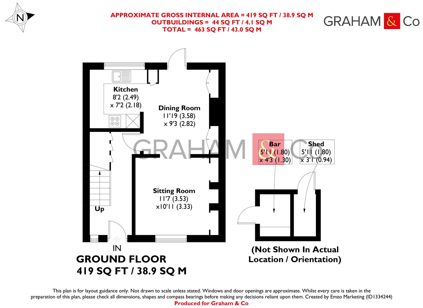 5, Leicester Place, Andover floorplan