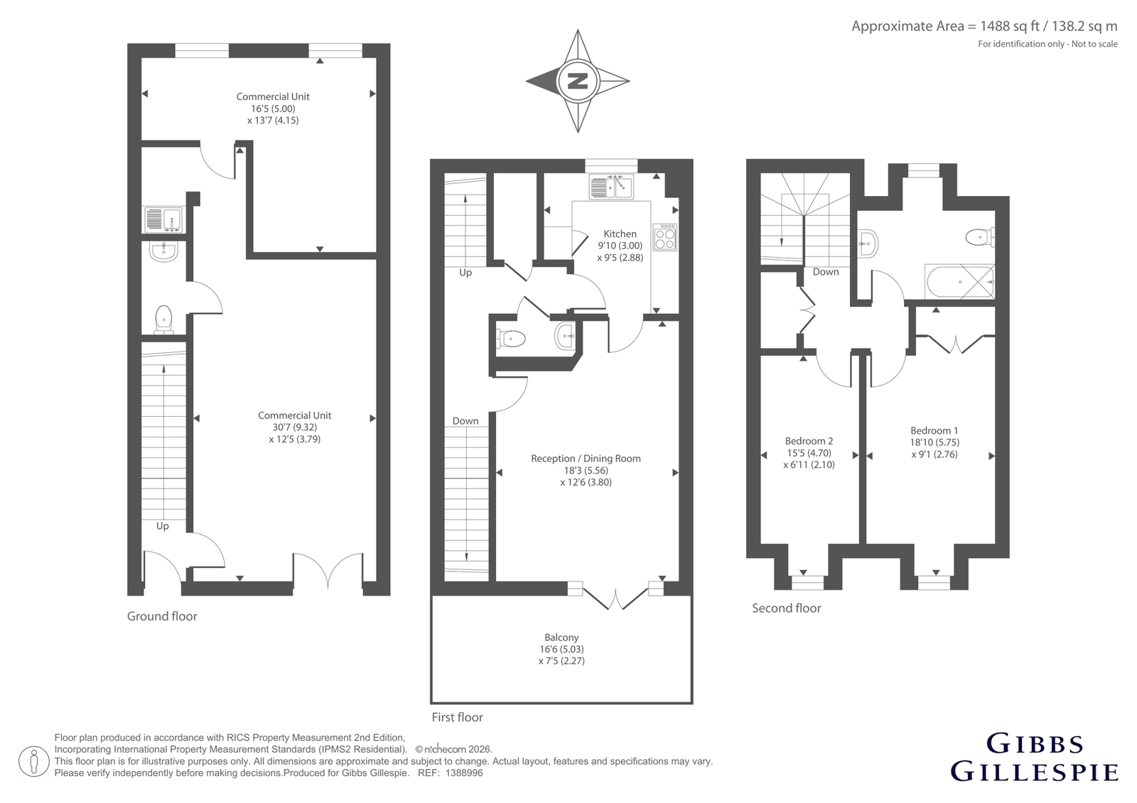 6, Linden Square, Uxbridge floorplan